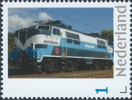 year=2019, Dutch personalised stamp with Dutch loco